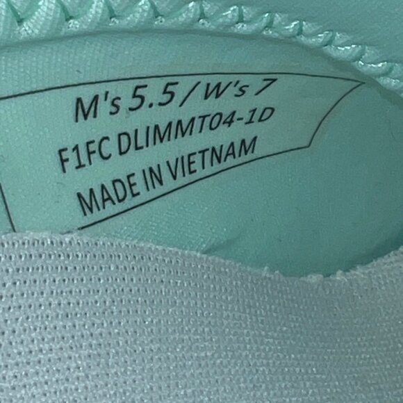 Kizik Lima Women's Size 7 Mint Green Hands Free Slip On Sneakers Shoes - Picture 6 of 7